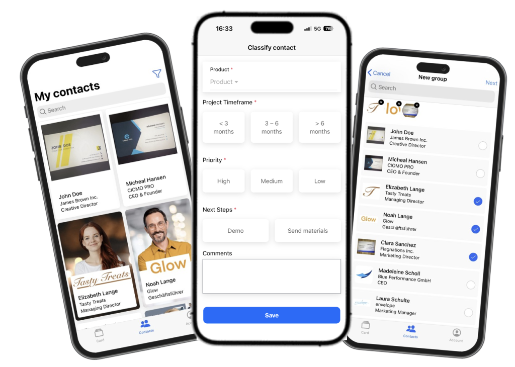 Formulario de captura de leads personalizado y organizador de contactos.